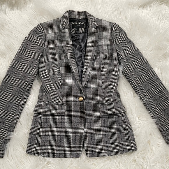 J. Crew Jackets & Blazers - J.Crew houndstooth blazer